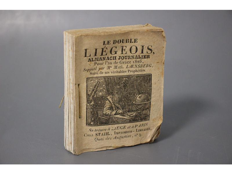 [ALMANACH] Le double liégeois, almanach journalier...