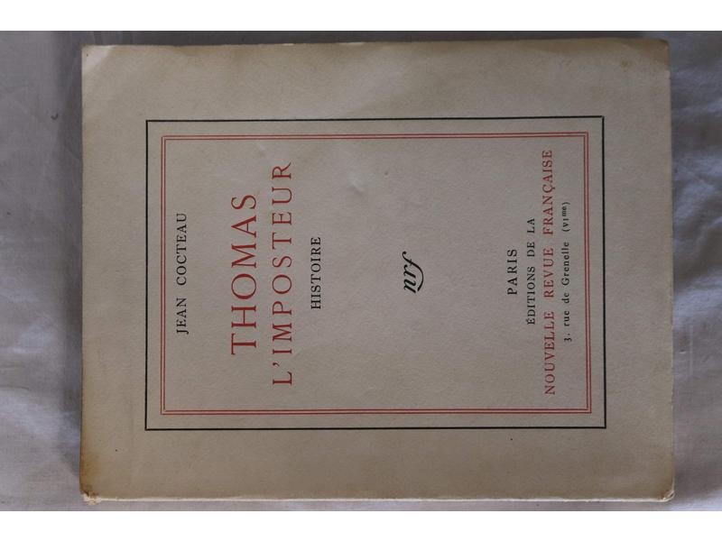 COCTEAU (J.): Thomas l'imposteur. Gallimard,...