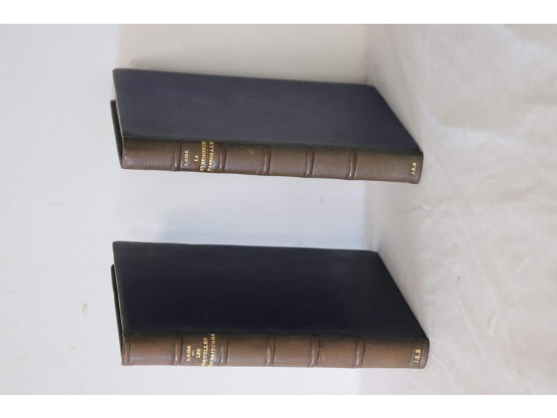 GIDE (A.): 2 vol. in-12 reliés plein maroquin...
