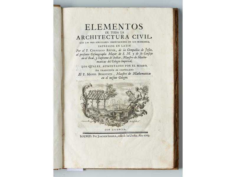 RIEGER (Ch.): Elementos de toda la architectura...