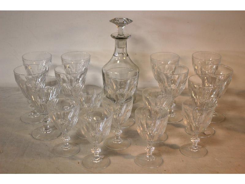 SERVICE DE VERRES en cristal style modèle...