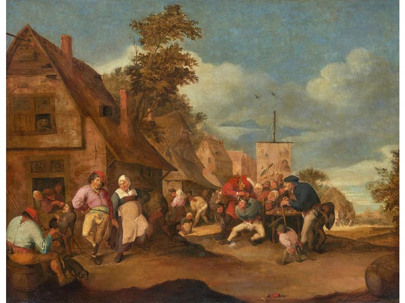 Ecole Flamande de la fin du XVIIe siècle,...