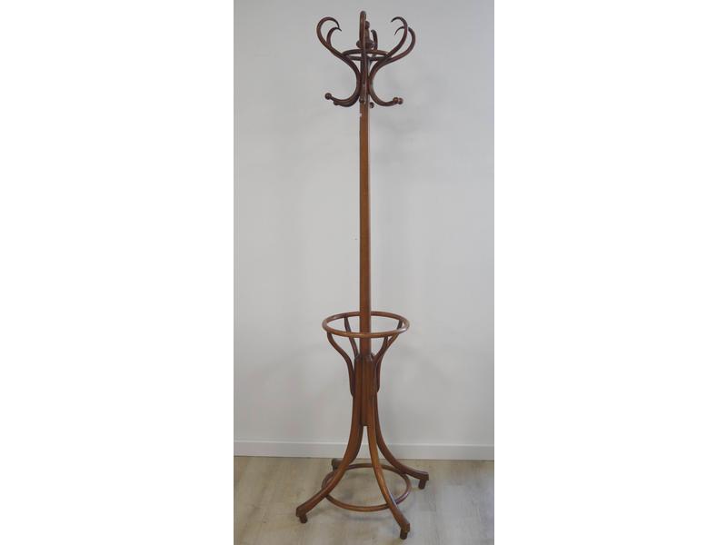 PORTE-MANTEAU "perroquet" en bois.