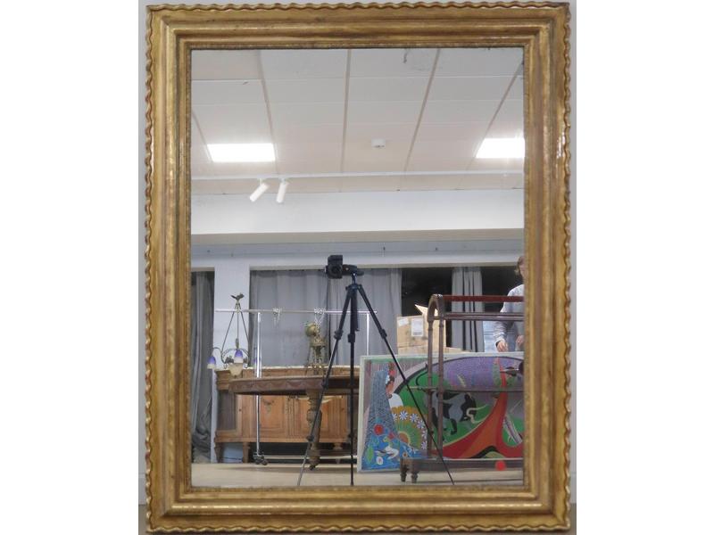 GRAND MIROIR rectangulaire dans un cadre...