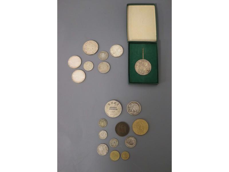 ENSEMBLE DE PIECES DE MONNAIE en argent comprenant...