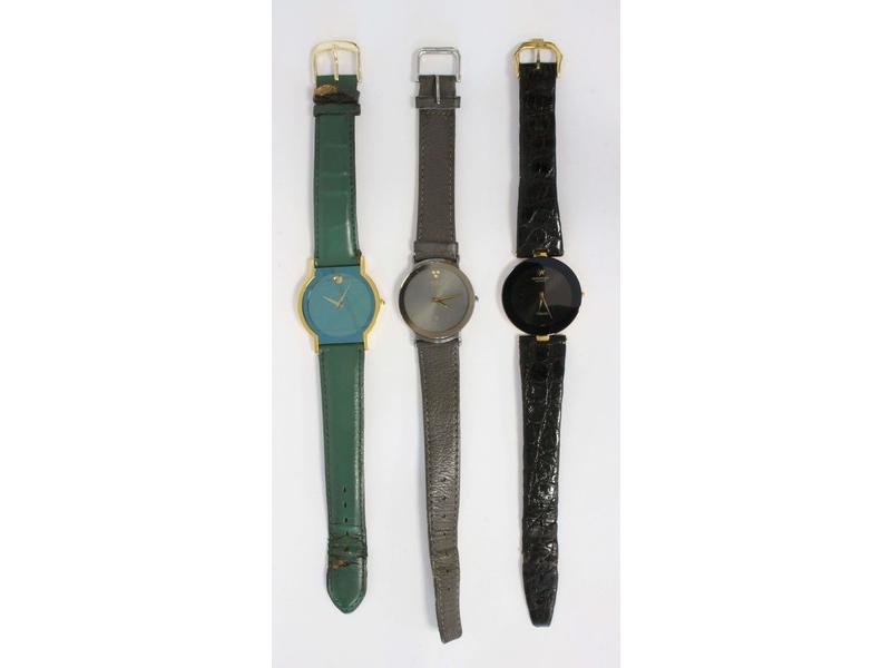 TROIS MONTRES bracelets d'homme: