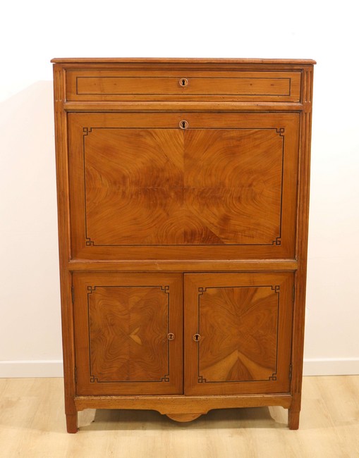 SECRETAIRE rectangulaire en bois naturel...