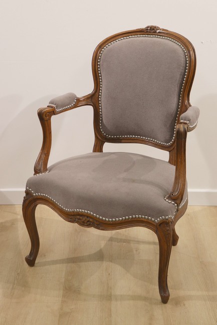FAUTEUIL à dossier violoné cabriolet en ...