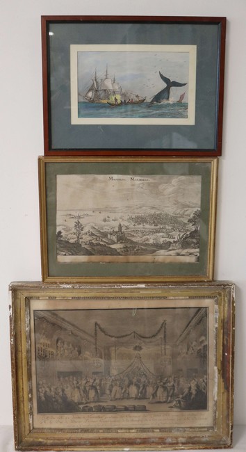 QUATRE GRAVURES :