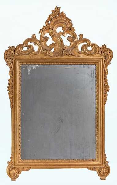 MIROIR DE CHEMINEE rectangulaire dans un...