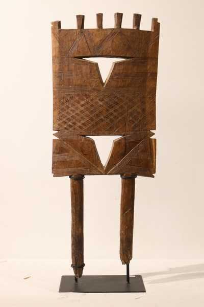 GRAND PIQUET DOUBLE DE LIT TOUAREG en bois...