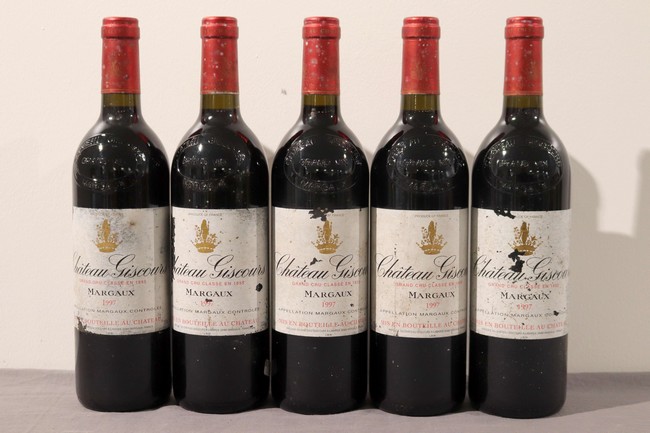 5 Blles CH. GISCOURS Margaux GCC 1997