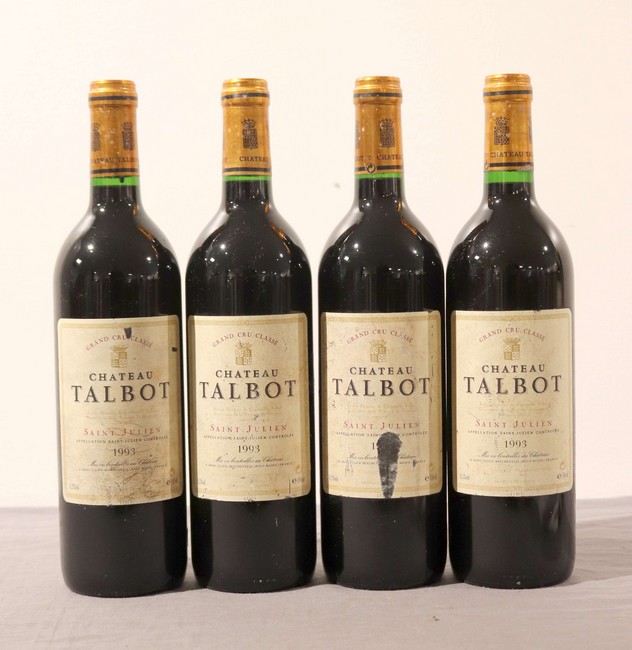 4 Blles CH. TALBOT St Julien GCC 1993