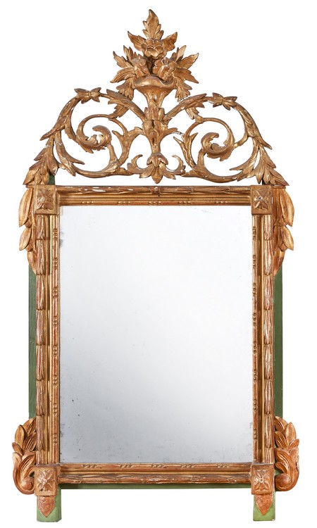 MIROIR rectangulaire dans un cadre en bois...