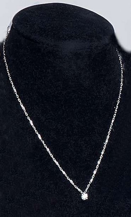 PETIT DIAMANT taille brillant 0,12 ct monté...