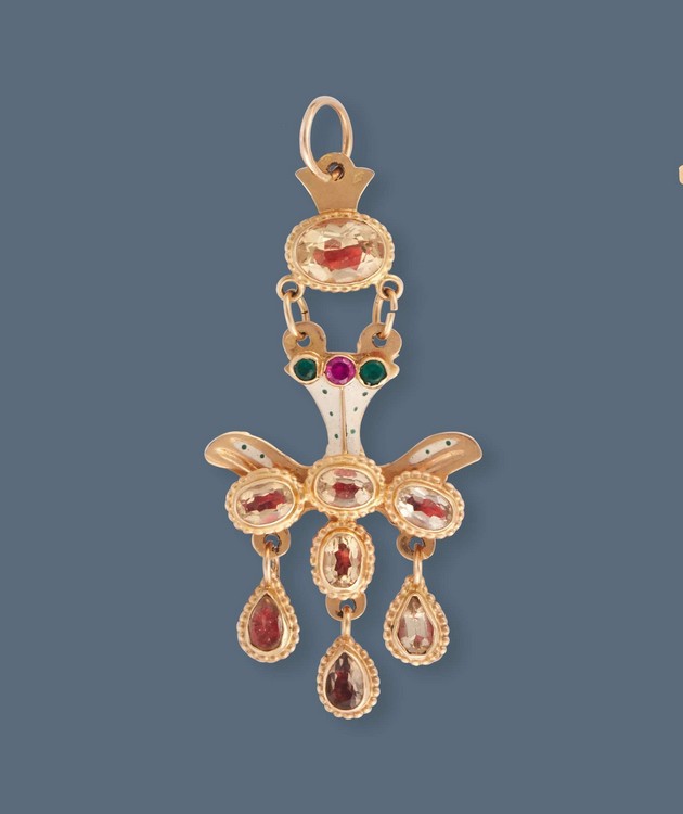 PENDENTIF SAINT-ESPRIT en or jaune (750)...