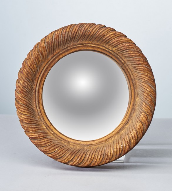 PETIT MIROIR SORCIERE dans un cadre en bois...
