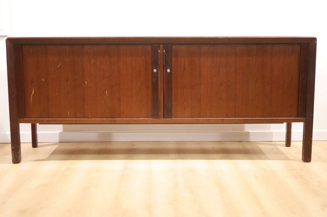 BUFFET ENFILADE rectangulaire en bois exotique,...