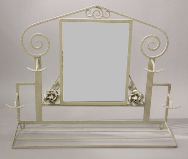 PORTE-MANTEAU à suspendre en fer forgé laqué...