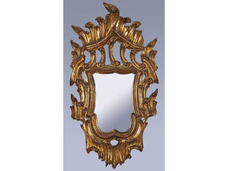 MIROIR au mercure dans un cadre en bois doré...