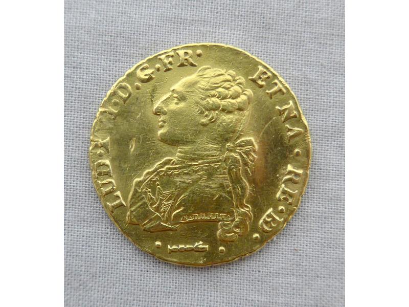 FRANCE. Louis XVI (1774-1793). Double Louis...