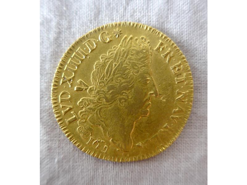 FRANCE, Profil de Louis XIV laurré, Paris,...