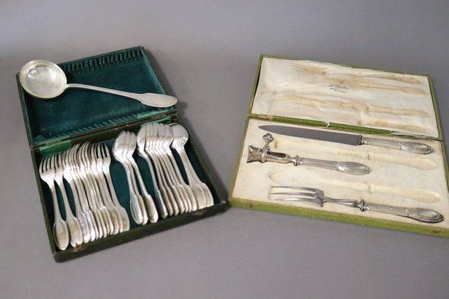 COUVERTS DE SERVICE et MANCHE A GIGOT en...
