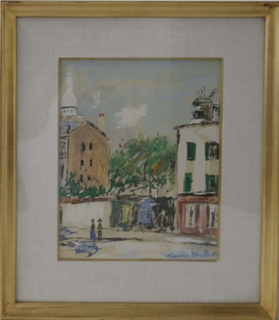 D’après Maurice UTRILLO