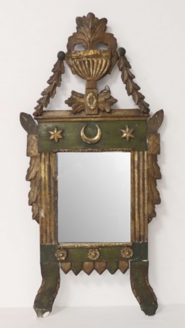 MIROIR rectangulaire dans un cadre en bois...