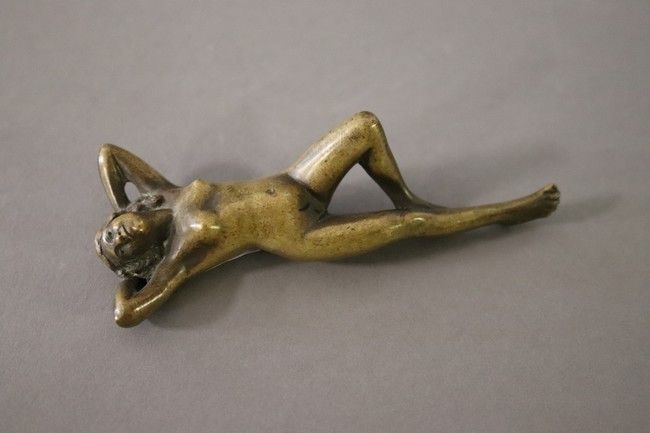 [EROTICA] - FIGURINE en bronze représentant...