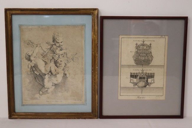 TROIS GRAVURES :