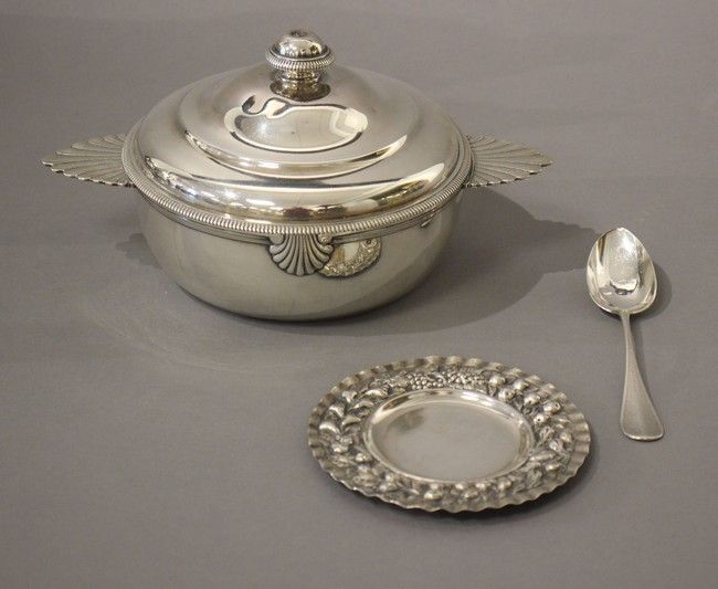 ÉCUELLE à oreilles en argent modèle à coquille...