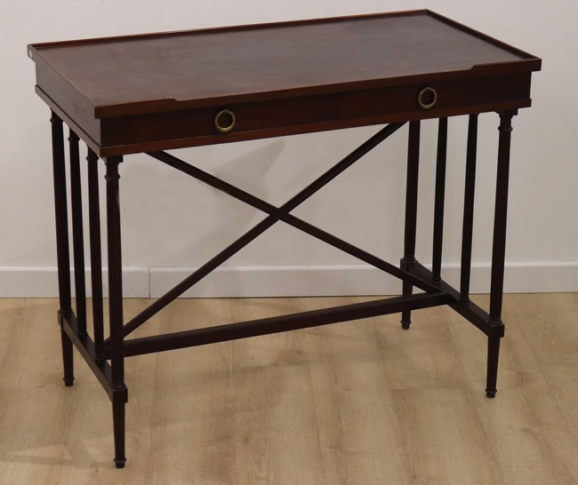 CONSOLE BUREAU de forme rectangulaire, en...