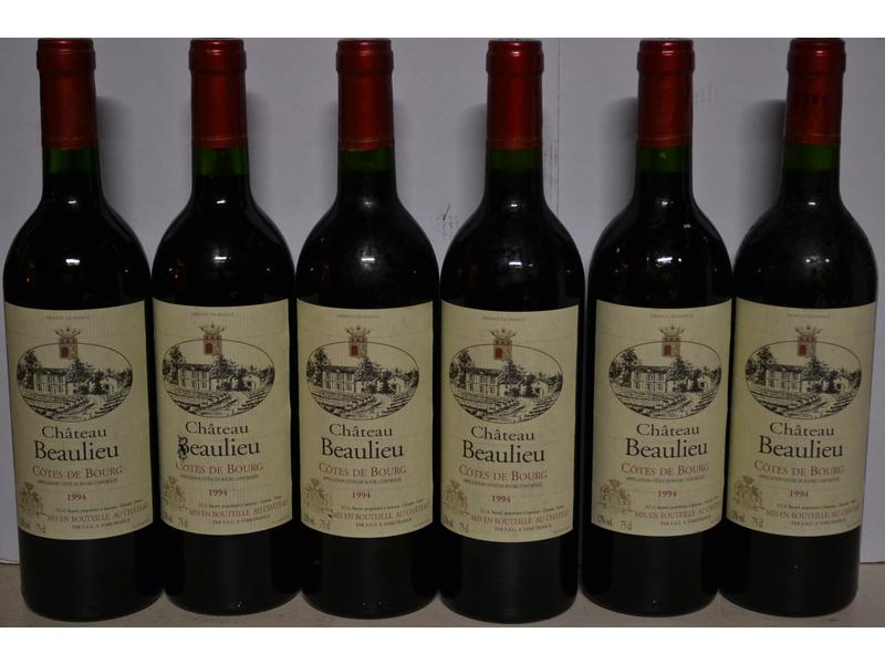 6 Blles	CH. BEAULIEU	Côtes de Bourg	1994