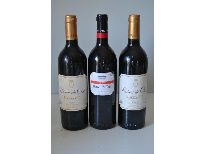 *3 Blles	RIOJA Baron de Ona