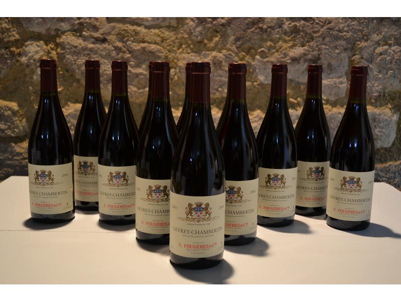 *12 Blles	GEVREY CHAMBERTIN mise A. Faugères...
