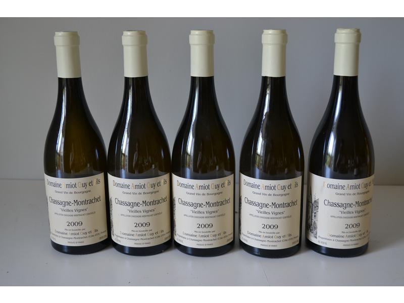 *5 Blles	CHASSAGNE MONTRACHET blanc Vieilles...