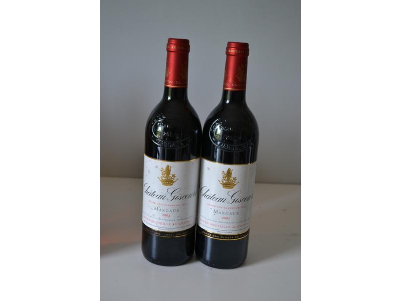 *2 Blles	CH. GISCOURS	Margaux GCC	2001