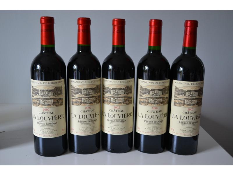 *5 Blles	CH. LA LOUVIERE	Graves 	2002