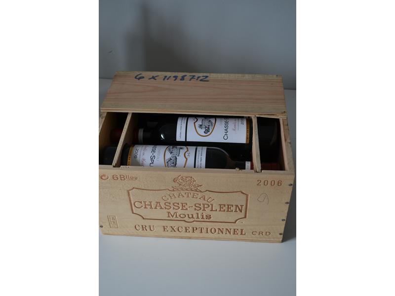 *6 Blles	CH. CHASSE SPLEEN	Moulis	2006