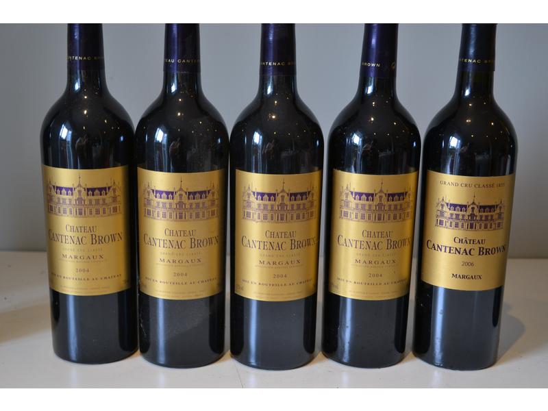 *5 Blles	CH. CANTENAC BROWN 	Margaux GCC