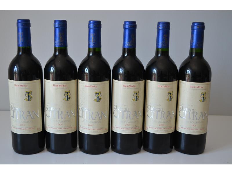6 Blles	CH. CITRAN	Haut Médoc CB	2000