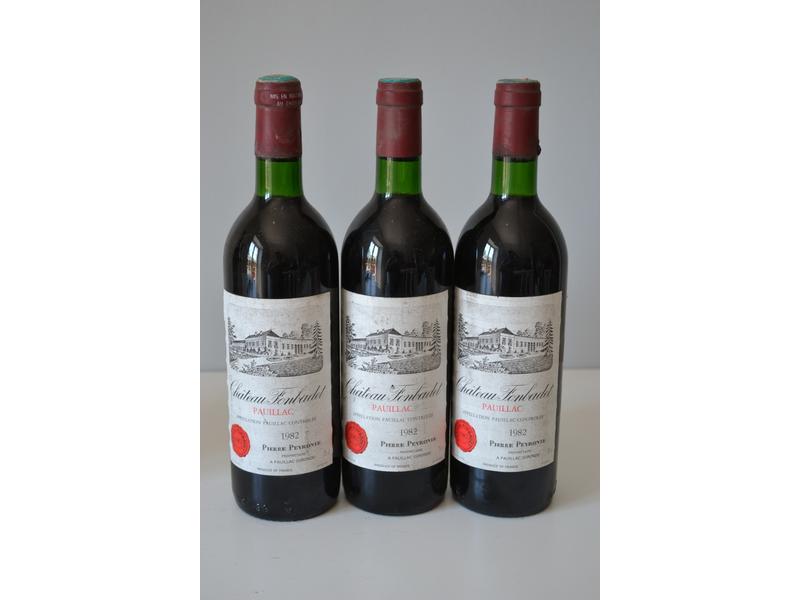 3 Blles	CH. FONBADET	Pauillac	1982