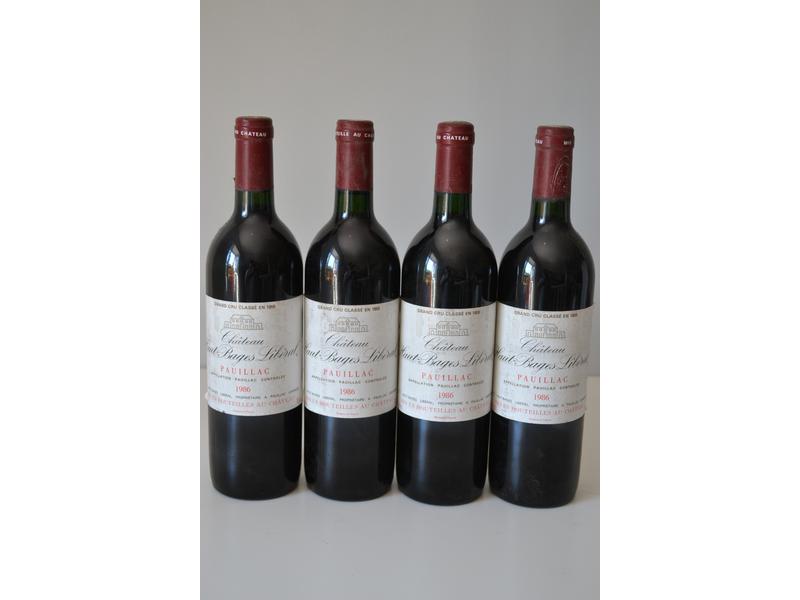 4 Blles	CH. HAUT BAGES LIBERAL	Pauillac ...