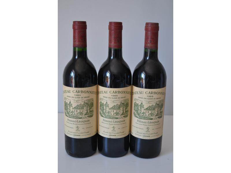 3 Blles	CH. CARBONNIEUX	Graves GCC	1989