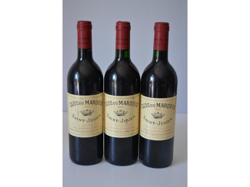 3 Blles	CLOS DU MARQUIS	St Julien	1990