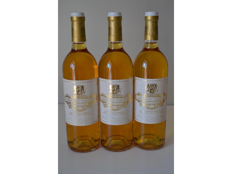 3 Blles	CH. COUTET	Sauternes 1er CC	2000