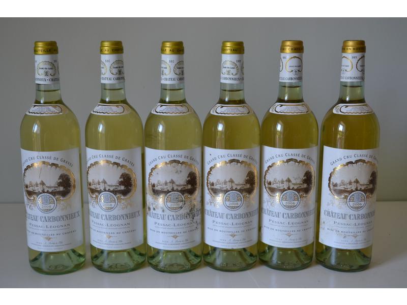 *6 Blles	CH. CARBONNIEUX	Graves GCC blan...
