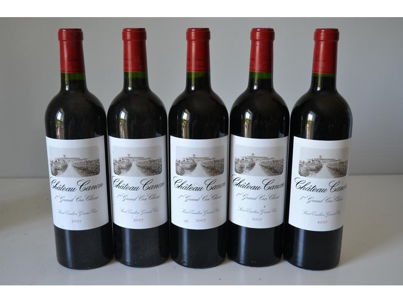 *5 Blles	CH. CANON	St Emilion 1er GCC	20...
