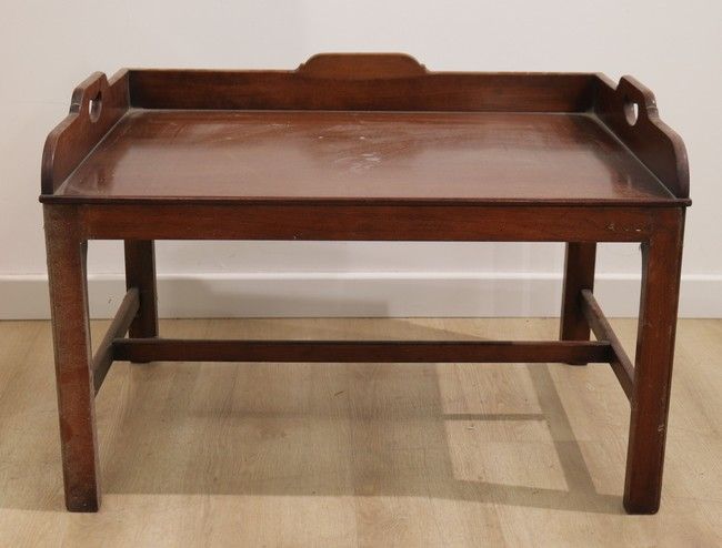 TABLE BASSE rectangulaire en bois, plateau...